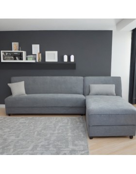 Καναπές γωνία- κρεβάτι Oscar με αποθηκευτικό χώρο χωρίς μπράτσα 210 Χ 160 Χ 70 