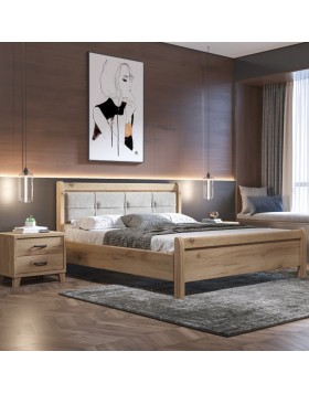 Kρεβάτι ξύλινο Astoria ελληνικής κατασκευής 160x200