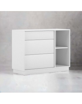 Συρταριέρα-Παπουτσοθήκη Ελληνικής κατασκευής με 3 συρτάρια και 1 ράφι 100Μx40Bx80Yεκ 