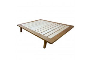 Κρεβάτι-βάση από μασίφ δρυς ξύλο 4εκ Ελληνικής κατασκευής 160x200