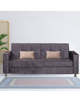 Καναπές κρεβάτι με αποθηκευτικό χώρο Melia κλικ κλακ ελληνικής κατασκευής τετράγωνο μπράτσο