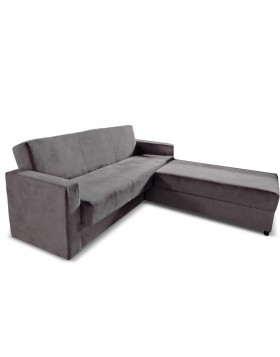 Καναπές γωνία κρεβάτι κλικ κλακ με αποθηκευτικό χώρο 215x220 ελληνικής κατασκευής