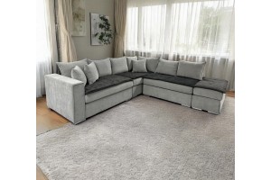 Καναπές γωνία Lilian 280x270x100 cm ελληνικής κατασκευής 