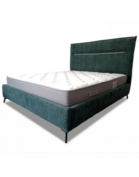 Κρεβάτι υφασμάτινο Sol ελληνικής κατασκευής 160x200