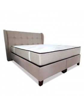 Κρεβάτι υφασμάτινο Lord box με αποθηκευτικό χώρο ελληνικής κατασκευής 160x200