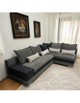 Καναπές γωνία Alisson 290x240x100cm ελληνικής κατασκευής