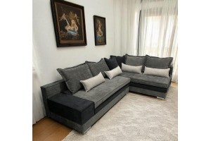 Καναπές γωνία Alisson 290x240x100cm ελληνικής κατασκευής